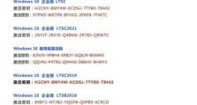 免费的windows激活密钥怎么来的,揭秘免费Windows激活密钥的来源与生成原理